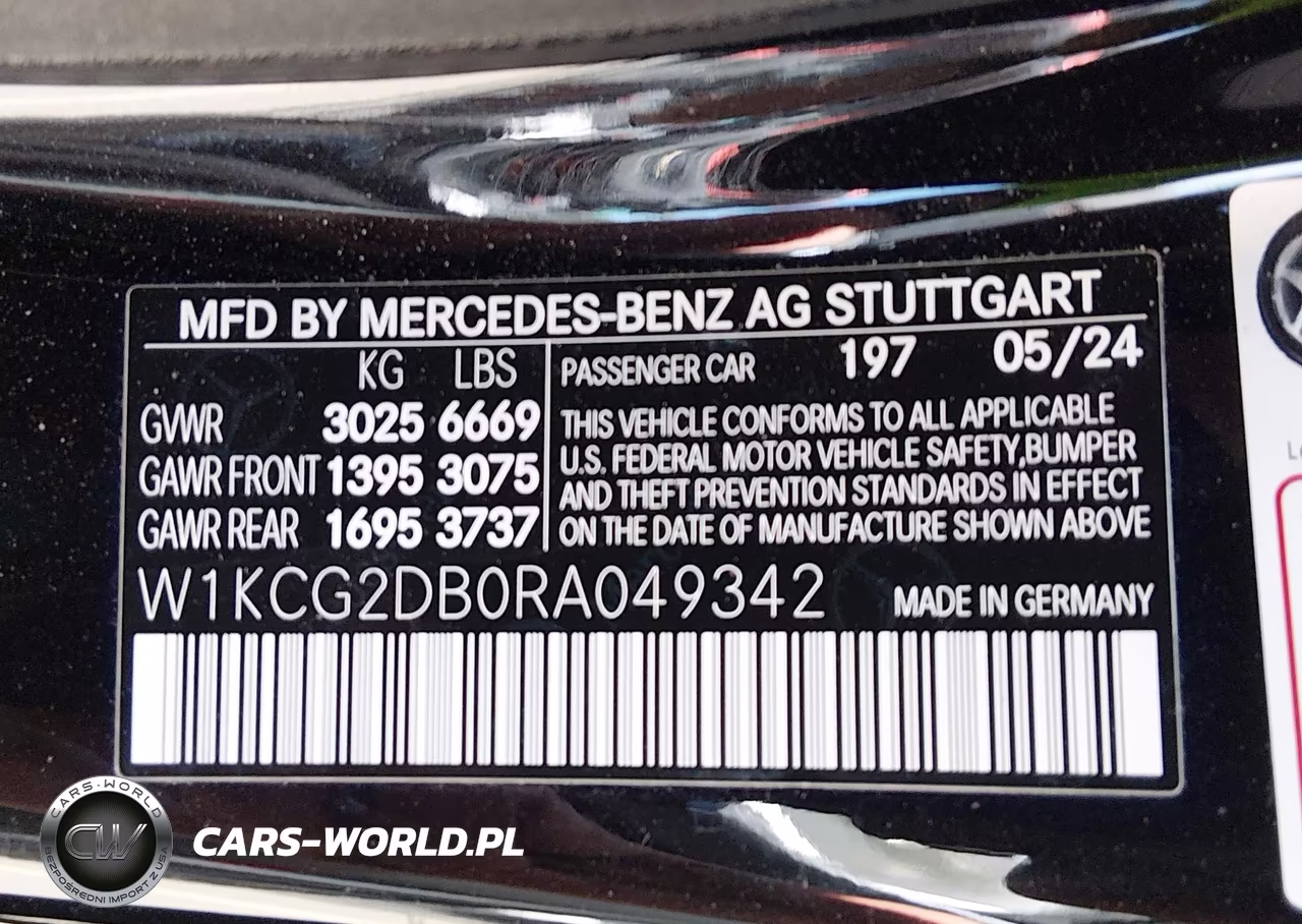 2024 Mercedes-Benz Eqs 450+ VIN:W1KCG2DB0RA049342 - 9