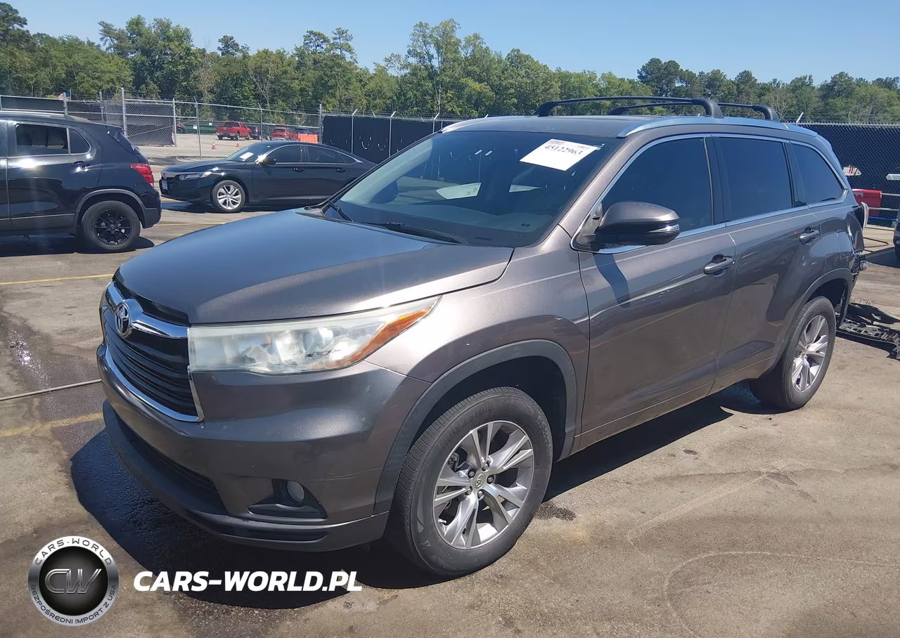 2015 Toyota Highlander Xle V6 VIN:5TDKKRFH8FS048470 - 2