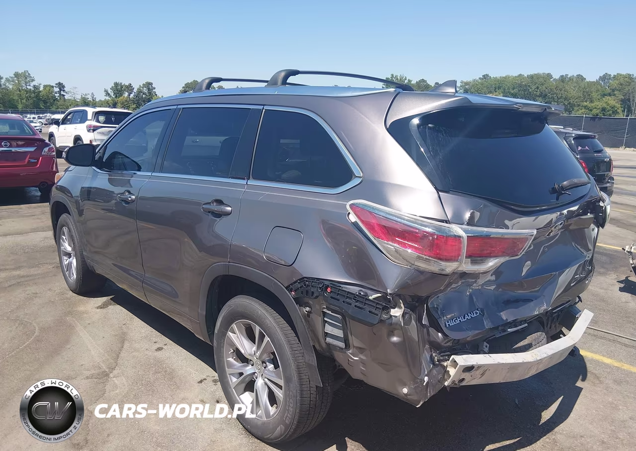 2015 Toyota Highlander Xle V6 VIN:5TDKKRFH8FS048470 - 3