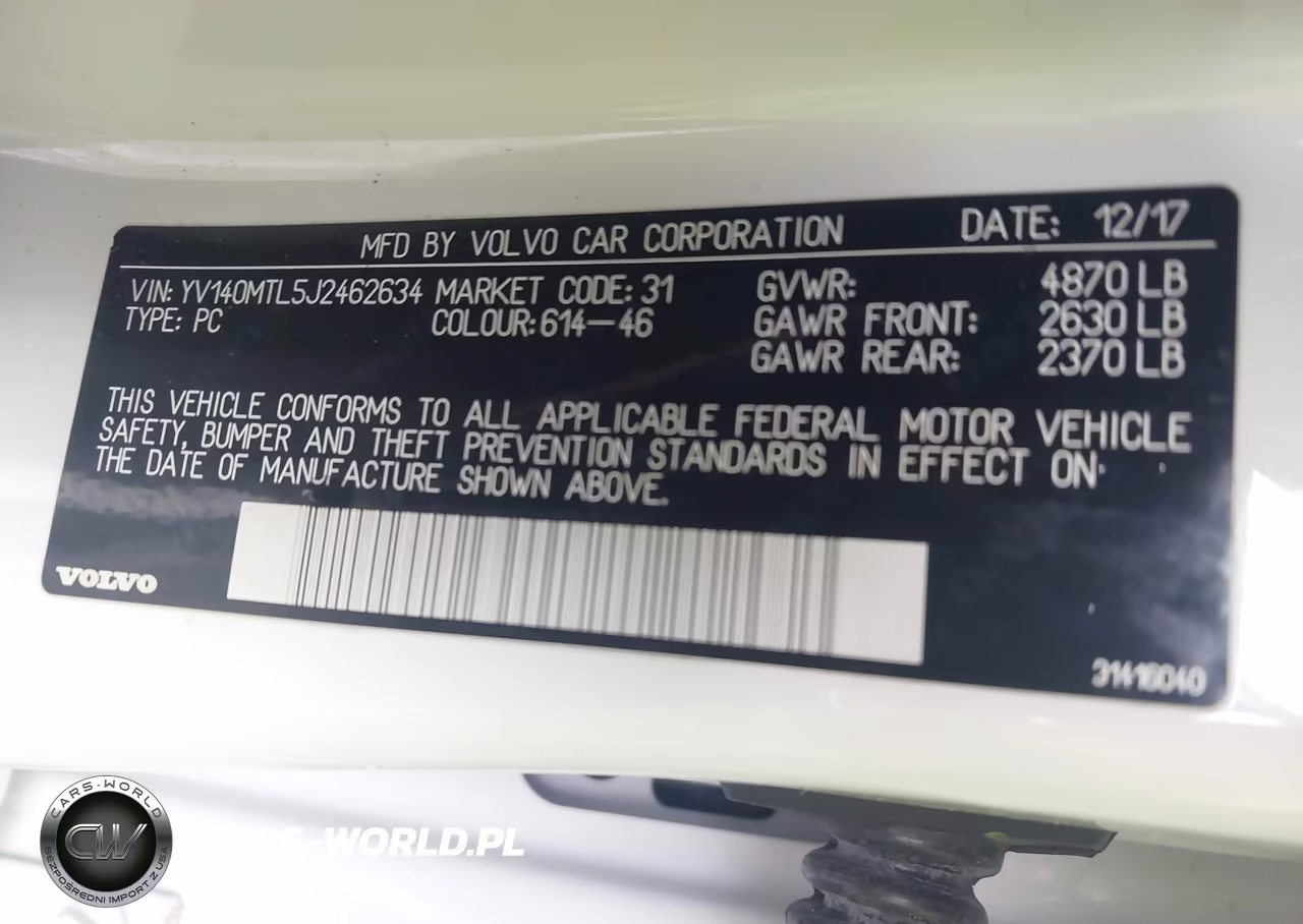 2018 Volvo S60 T5 Dynamic VIN:YV140MTL5J2462634 - 9