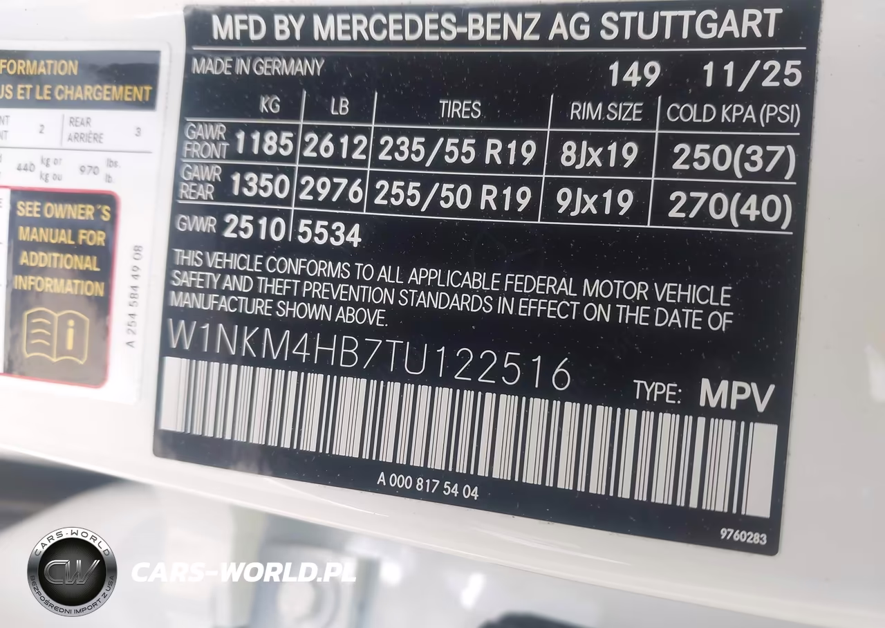 2026 Mercedes-Benz Glc 300 VIN:W1NKM4HB7TU122516 - 9