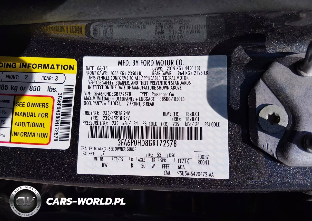2016 Ford Fusion Se VIN:3FA6P0HD8GR172578 - 9