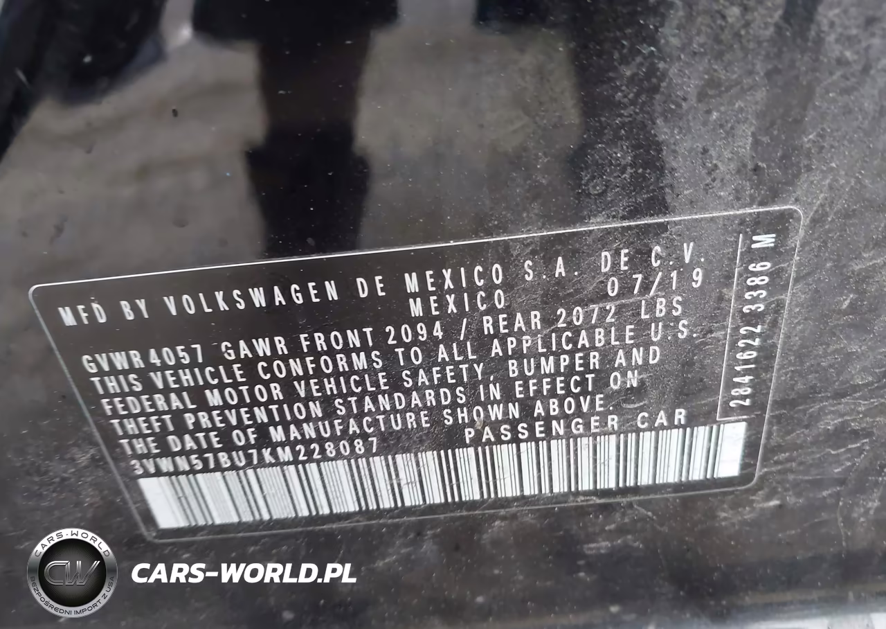 2019 Volkswagen Jetta 1.4T S VIN:3VWN57BU7KM228087 - 9