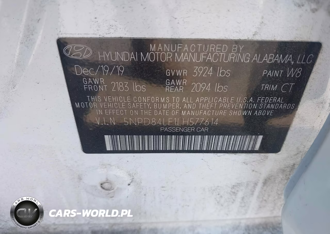 2020 Hyundai Elantra Sel VIN:5NPD84LF1LH577614 - 9