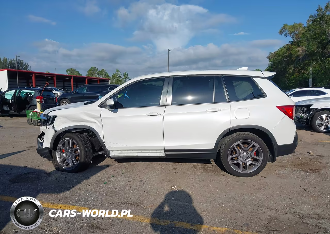 2022 Honda Passport Awd Ex-L VIN:5FNYF8H5XNB027473 - 14