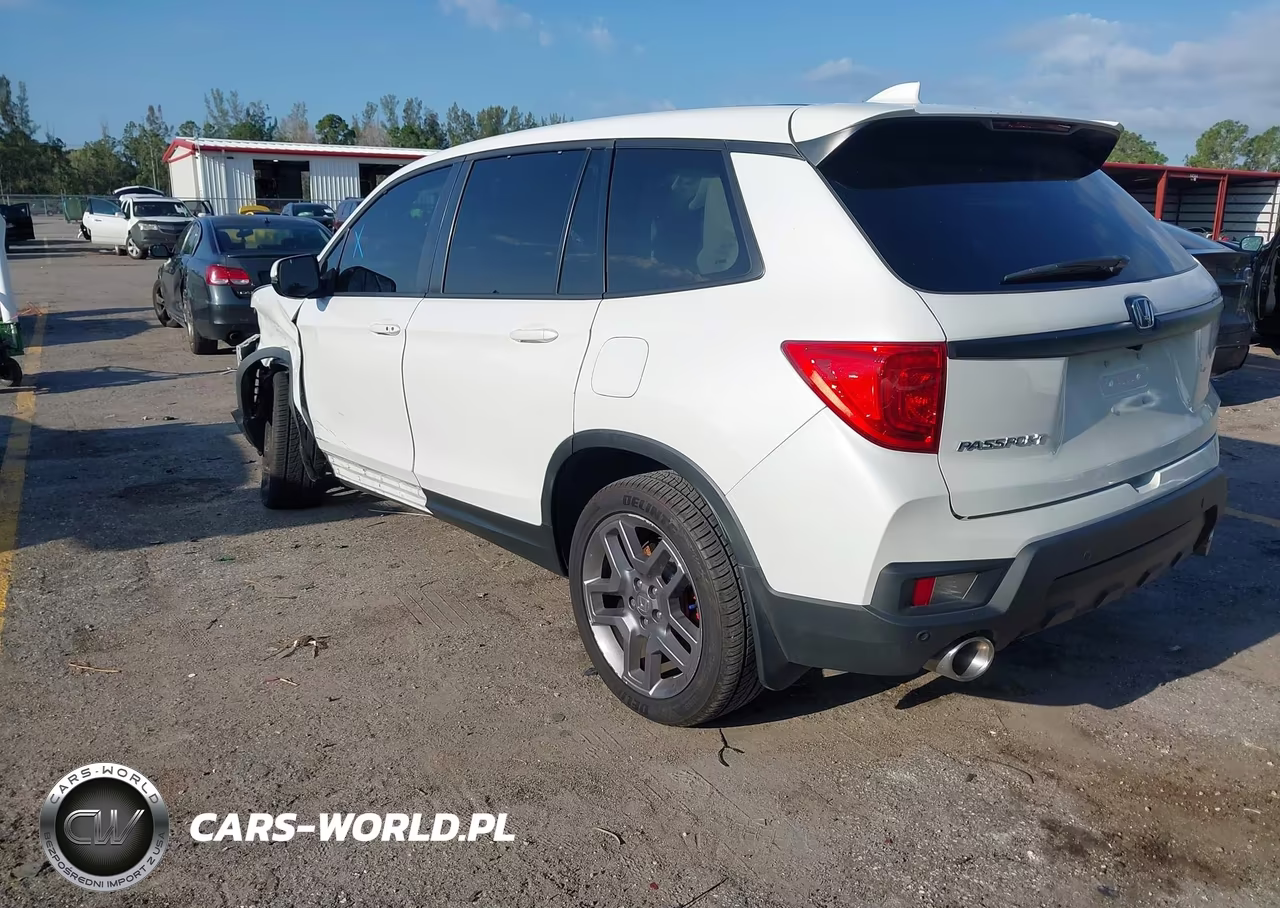 2022 Honda Passport Awd Ex-L VIN:5FNYF8H5XNB027473 - 3