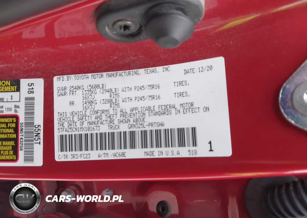 2021 Toyota Tacoma Sr5 V6 VIN:5TFAZ5CN1MX101673 - 9