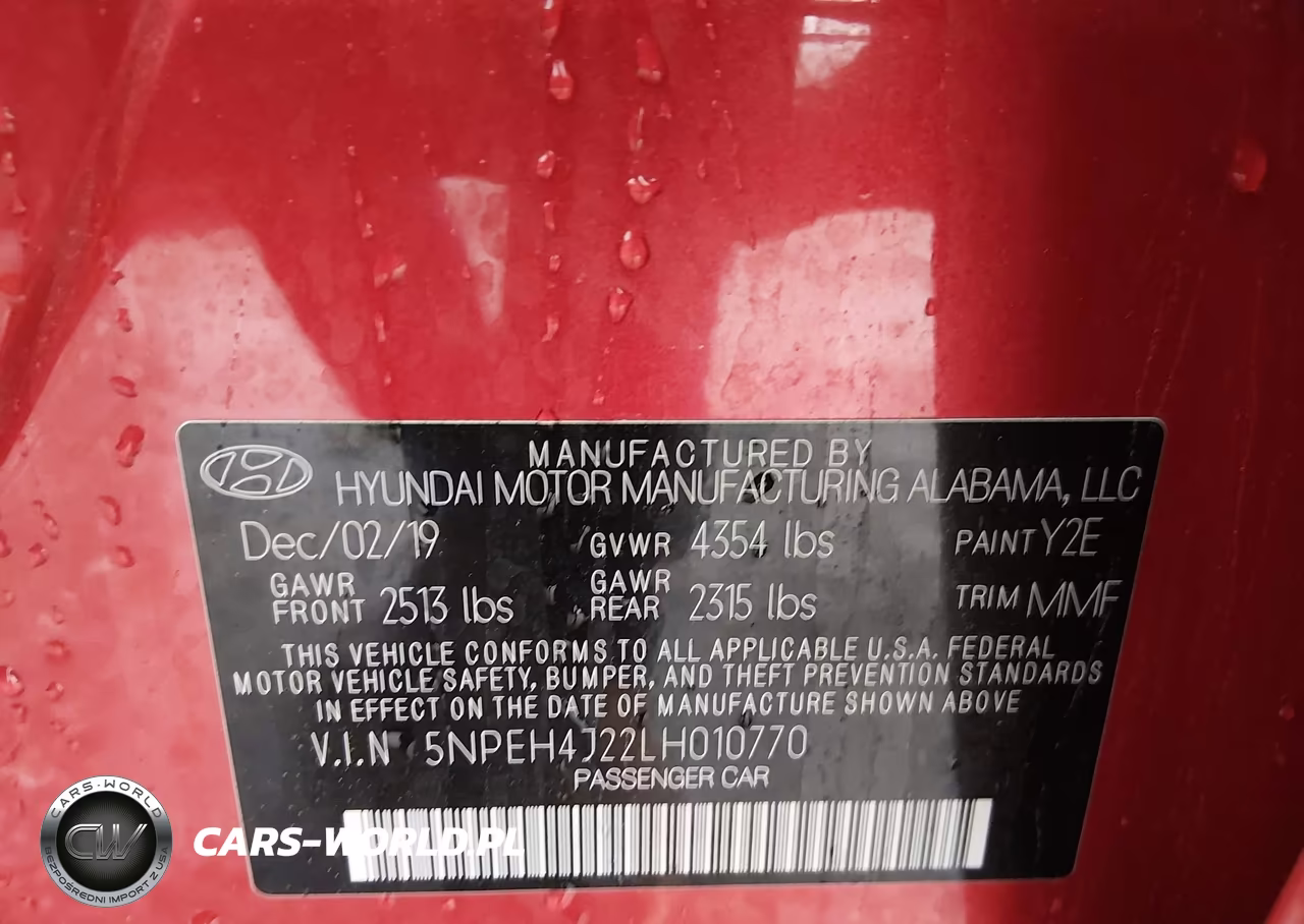 2020 Hyundai Sonata Limited VIN:5NPEH4J22LH010770 - 9