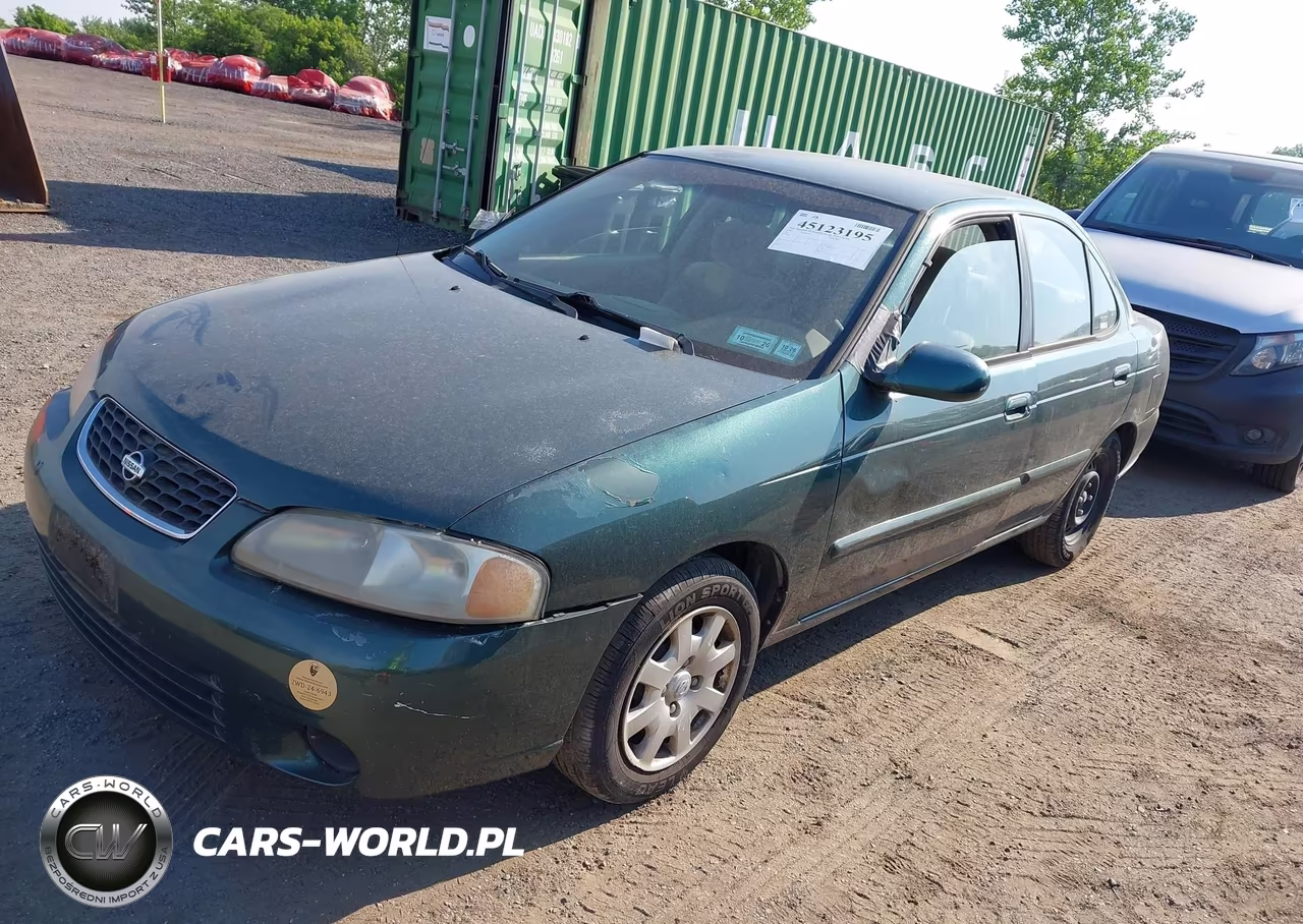 2000 Nissan Sentra Gxe-Xe VIN:3N1CB51D3YL314815 - 2
