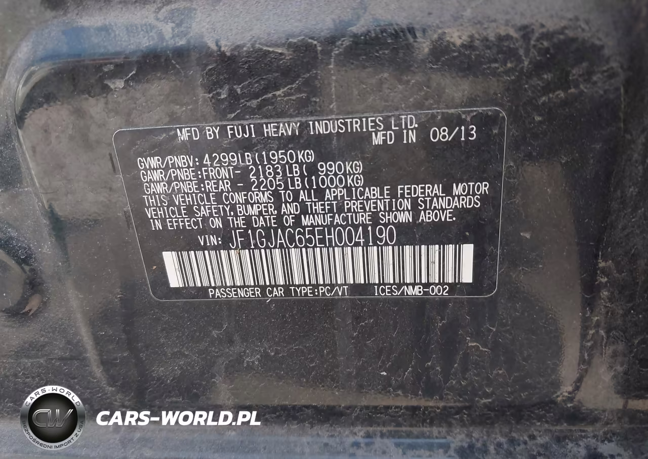 2014 Subaru Impreza 2.0I Premium VIN:JF1GJAC65EH004190 - 9