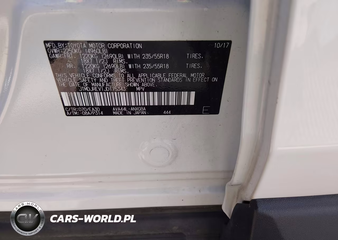 2018 Toyota Rav4 Hybrid Limited VIN:JTMDJREV1JD175343 - 9