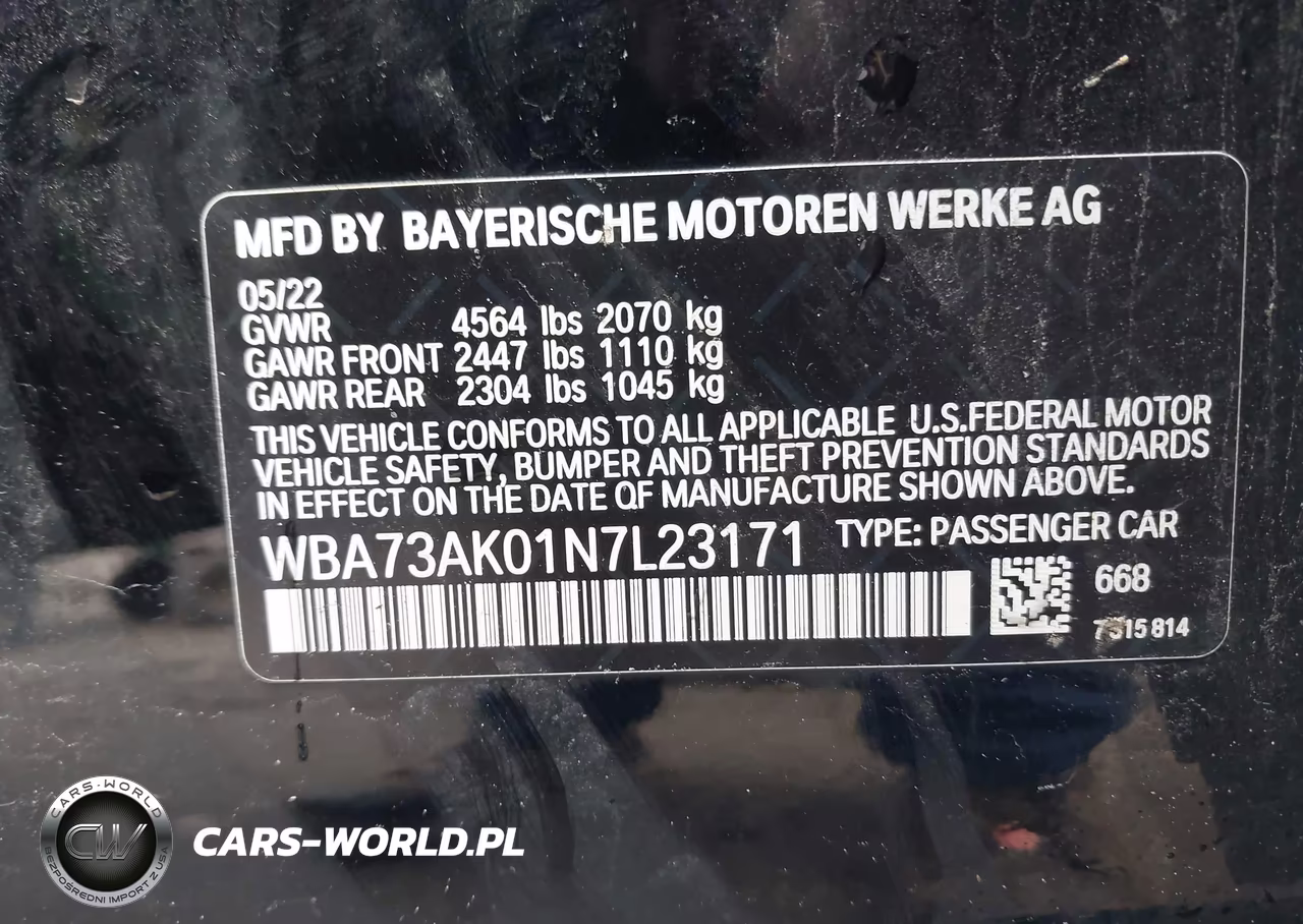 2022 BMW 228 Gran Coupe I xDrive VIN:WBA73AK01N7L23171 - 9