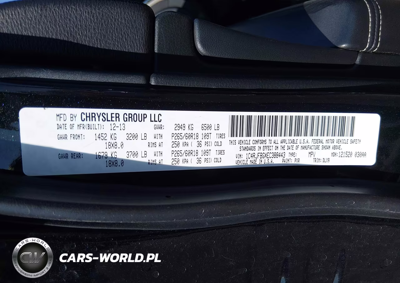 2014 Jeep Grand Cherokee Limited VIN:1C4RJFBGXEC388443 - 9