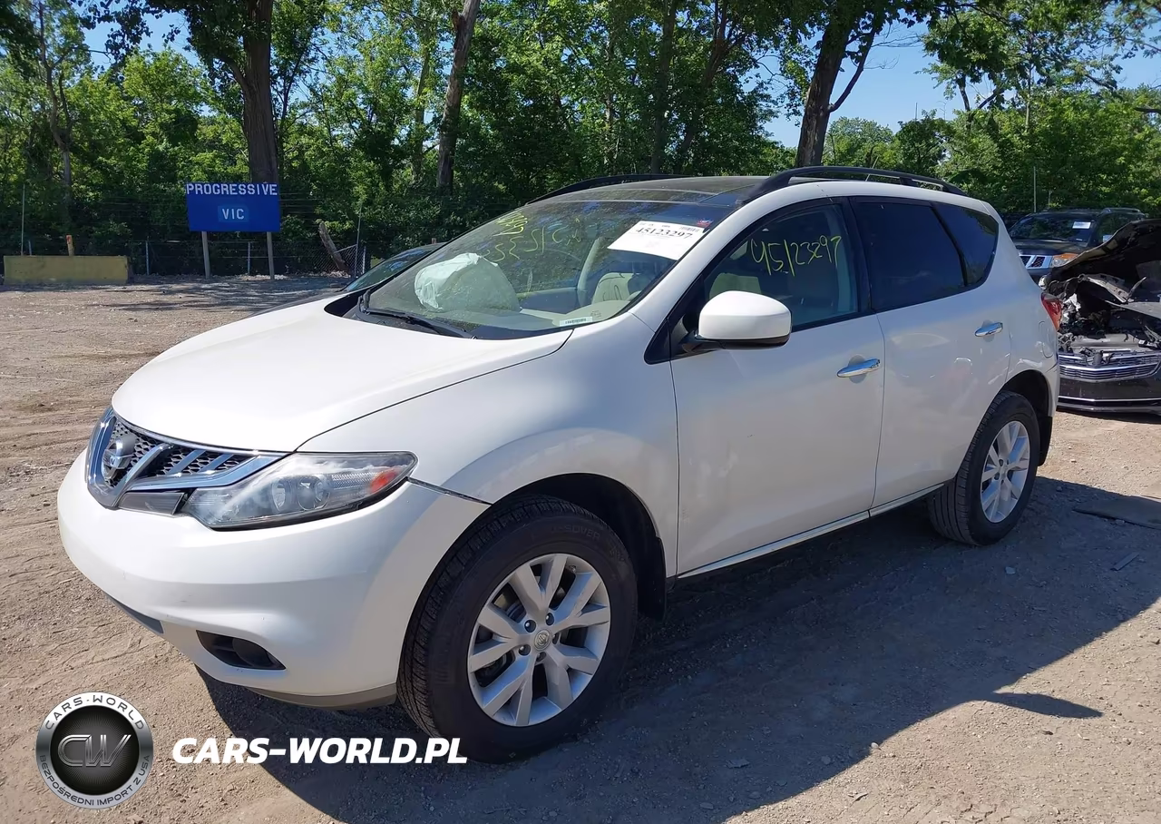 2012 Nissan Murano Sv VIN:JN8AZ1MW7CW207070 - 2