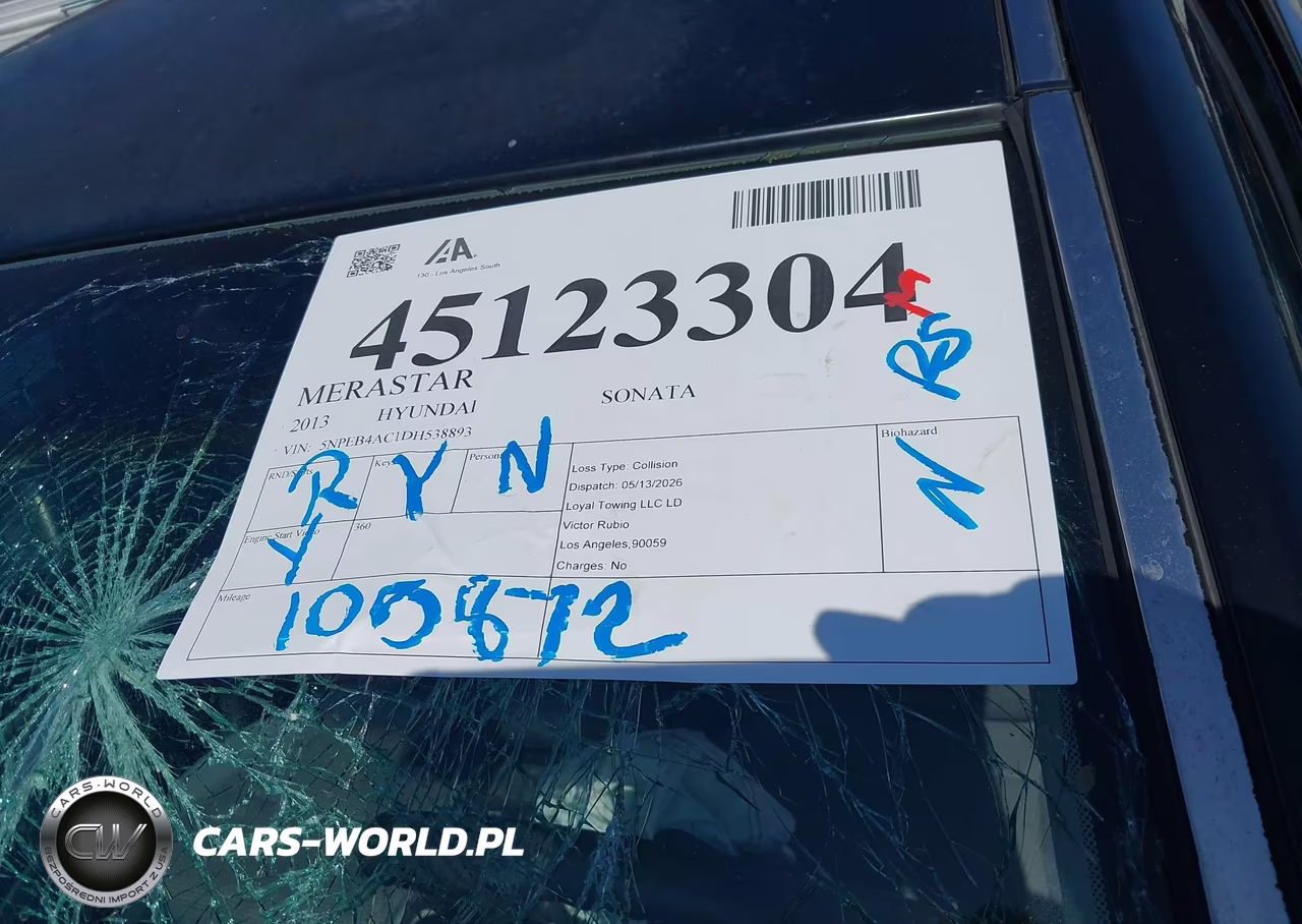 2013 Hyundai Sonata Gls VIN:5NPEB4AC1DH538893 - 13