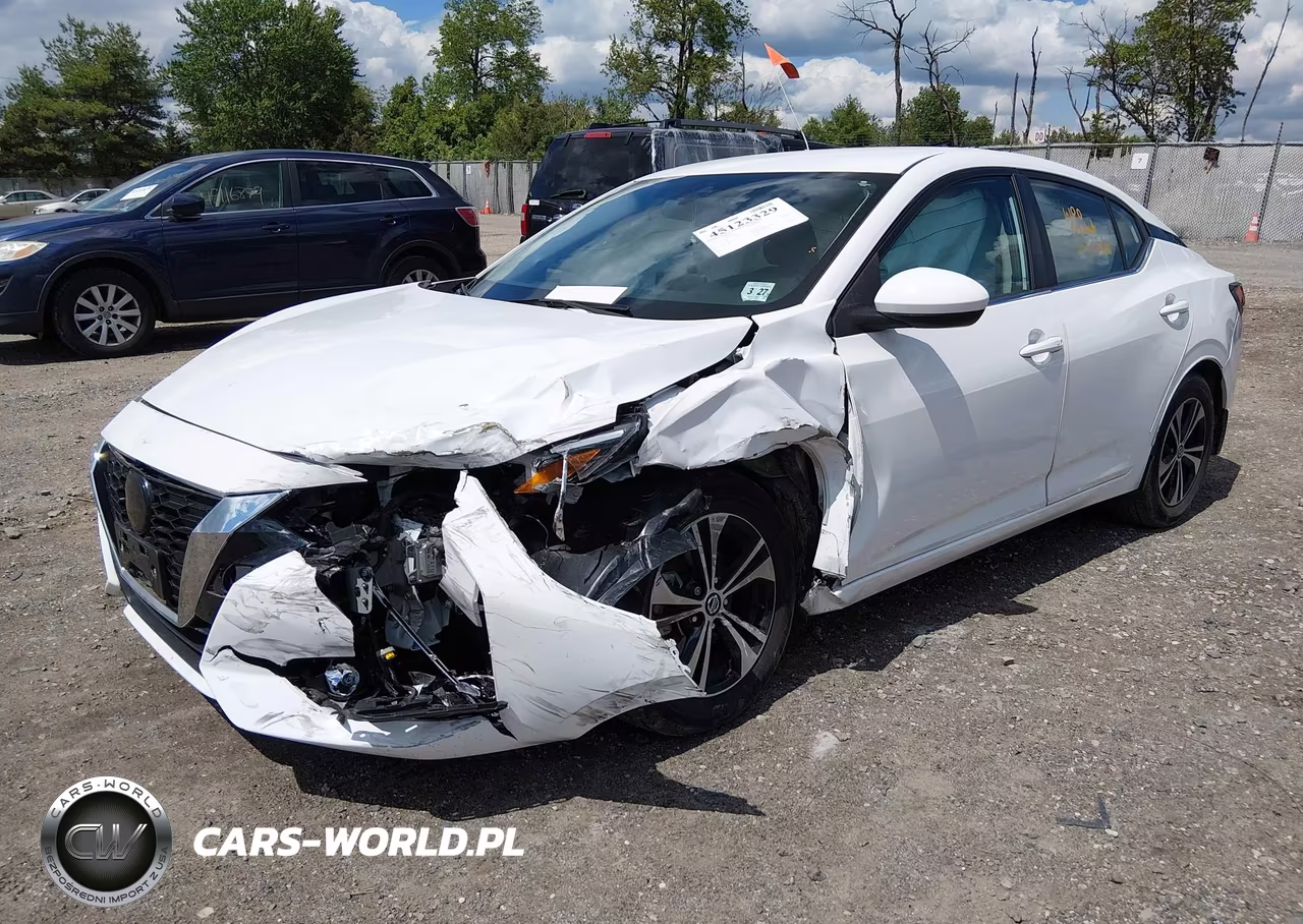 2022 Nissan Sentra Sv Xtronic Cvt VIN:3N1AB8CV2NY247606 - 2