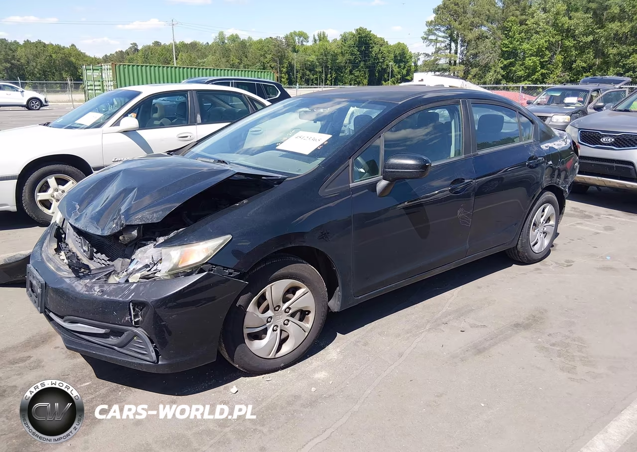 2014 Honda Civic Lx VIN:19XFB2F53EE222288 - 2