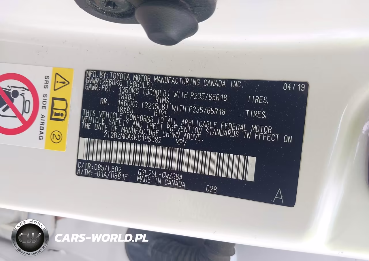 2019 Lexus Rx 350 VIN:2T2BZMCA4KC195082 - 9
