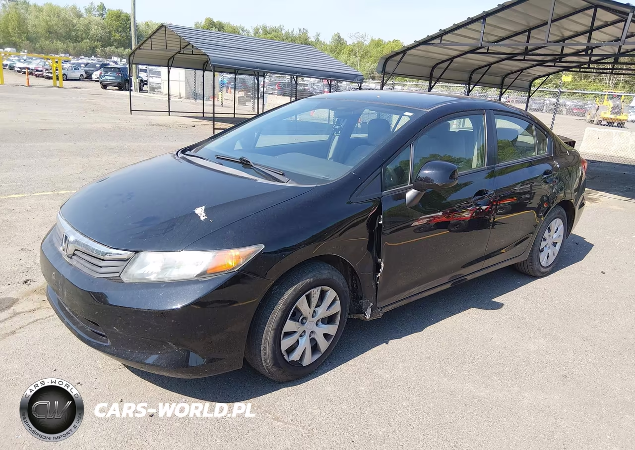 2012 Honda Civic Lx VIN:2HGFB2F53CH327500 - 2
