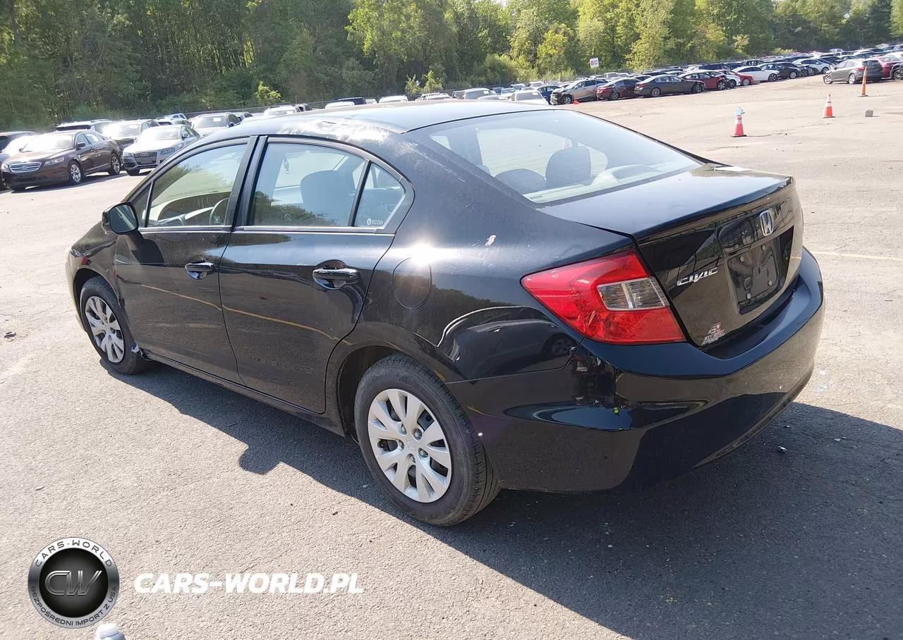 2012 Honda Civic Lx VIN:2HGFB2F53CH327500 - 3