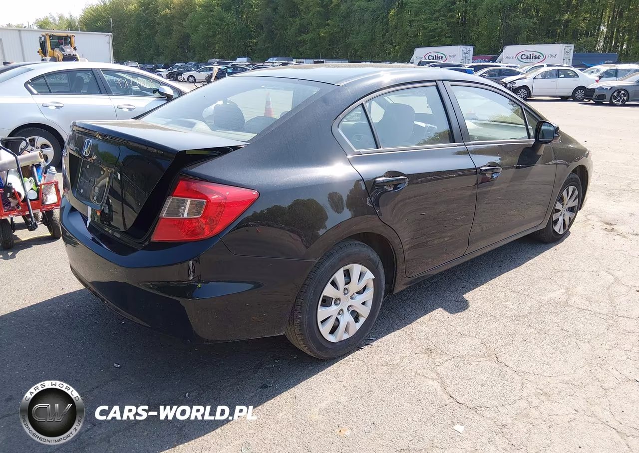 2012 Honda Civic Lx VIN:2HGFB2F53CH327500 - 4