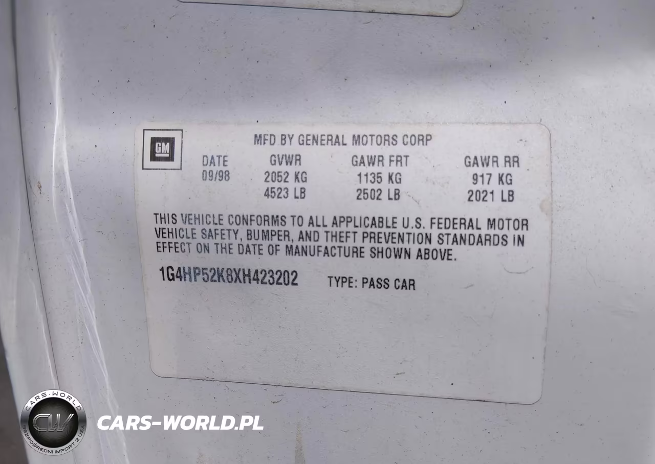 1999 Buick Lesabre Custom VIN:1G4HP52K8XH423202 - 9
