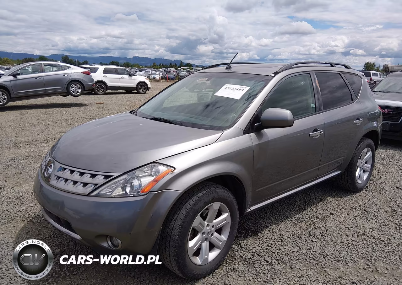 2007 Nissan Murano Sl VIN:JN8AZ08W17W620886 - 2