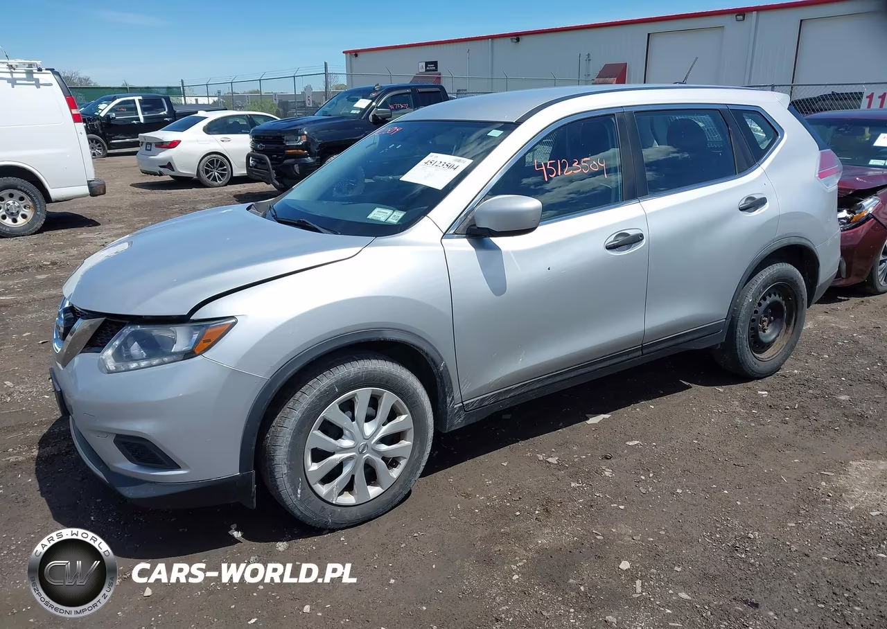 2016 Nissan Rogue S-Sl-Sv VIN:KNMAT2MV4GP676059 - 2