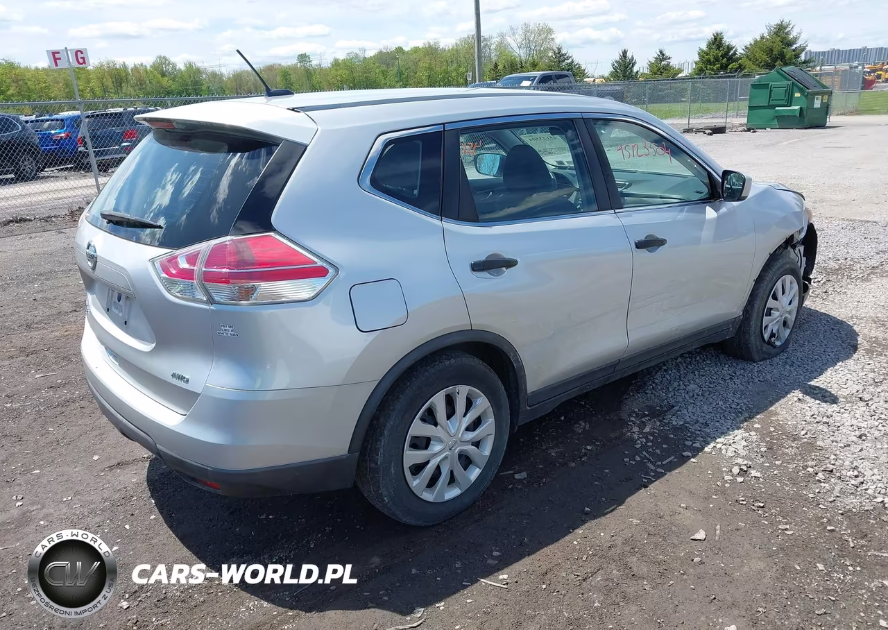 2016 Nissan Rogue S-Sl-Sv VIN:KNMAT2MV4GP676059 - 4