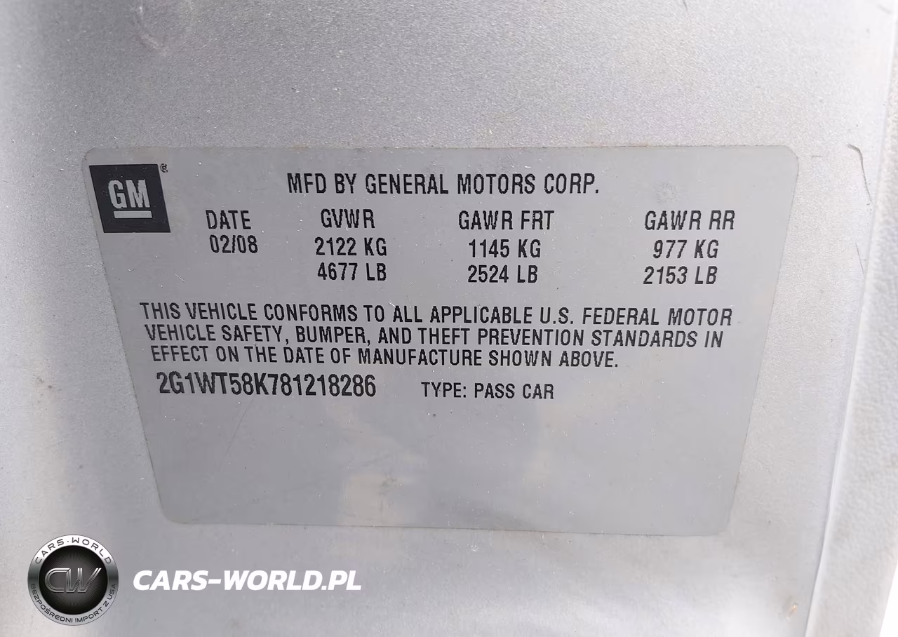 2008 Chevrolet Impala Lt VIN:2G1WT58K781218286 - 9