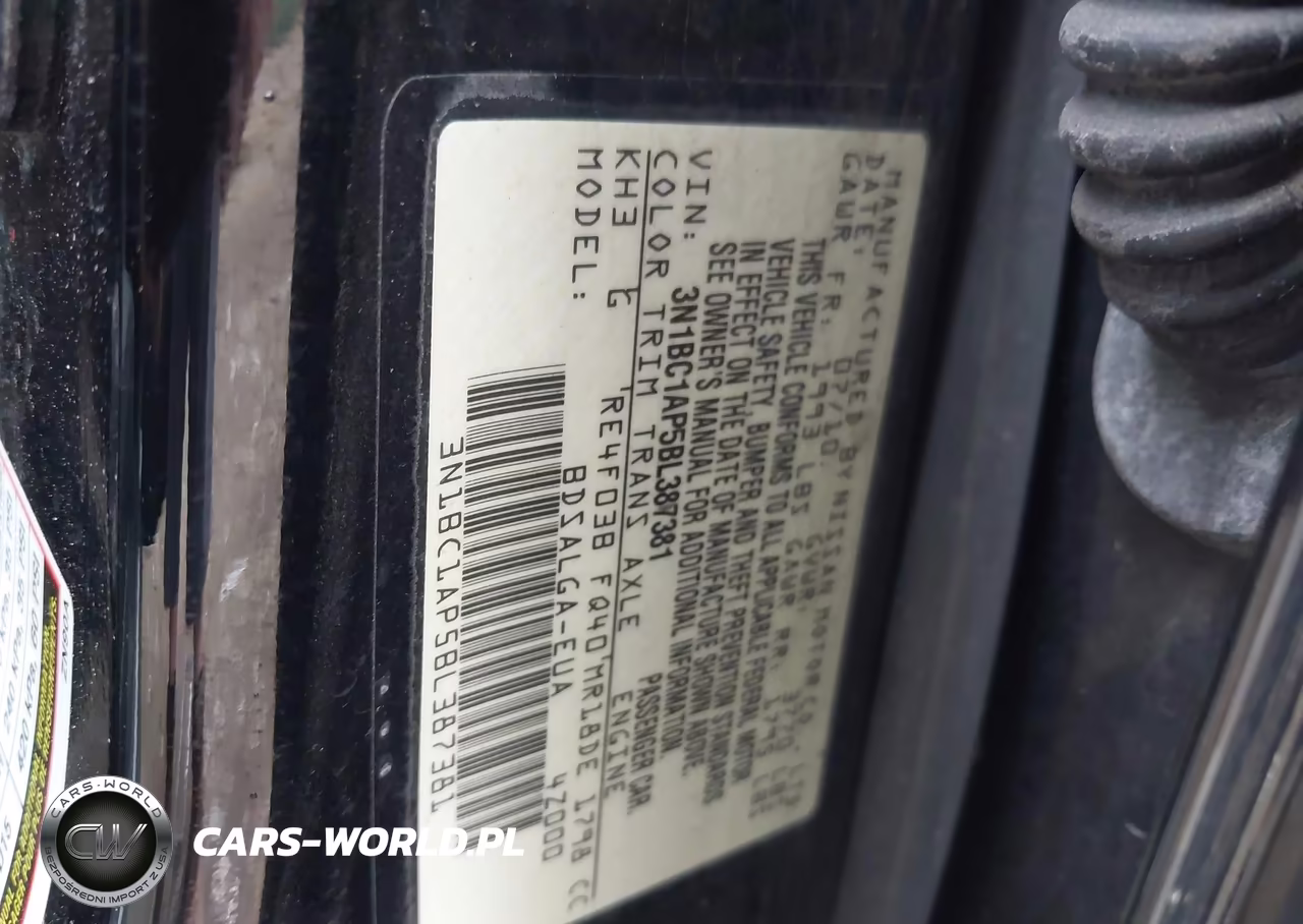 2011 Nissan Versa 1.8Sl VIN:3N1BC1AP5BL387381 - 9