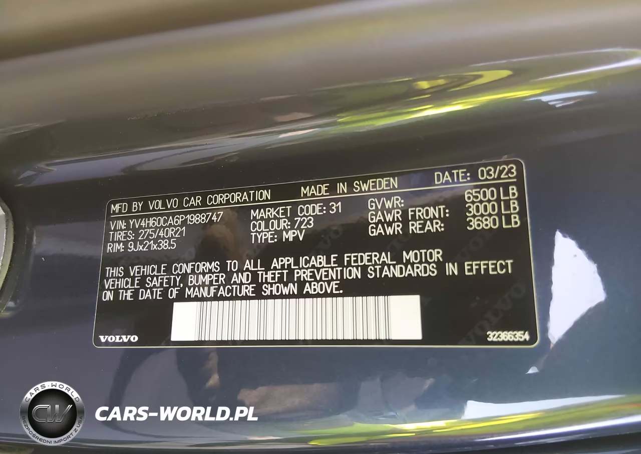 2023 Volvo Xc90 Recharge Plug-In Hybrid T8 Ultimate Bright Theme 7-Seater VIN:YV4H60CA6P1988747 - 9