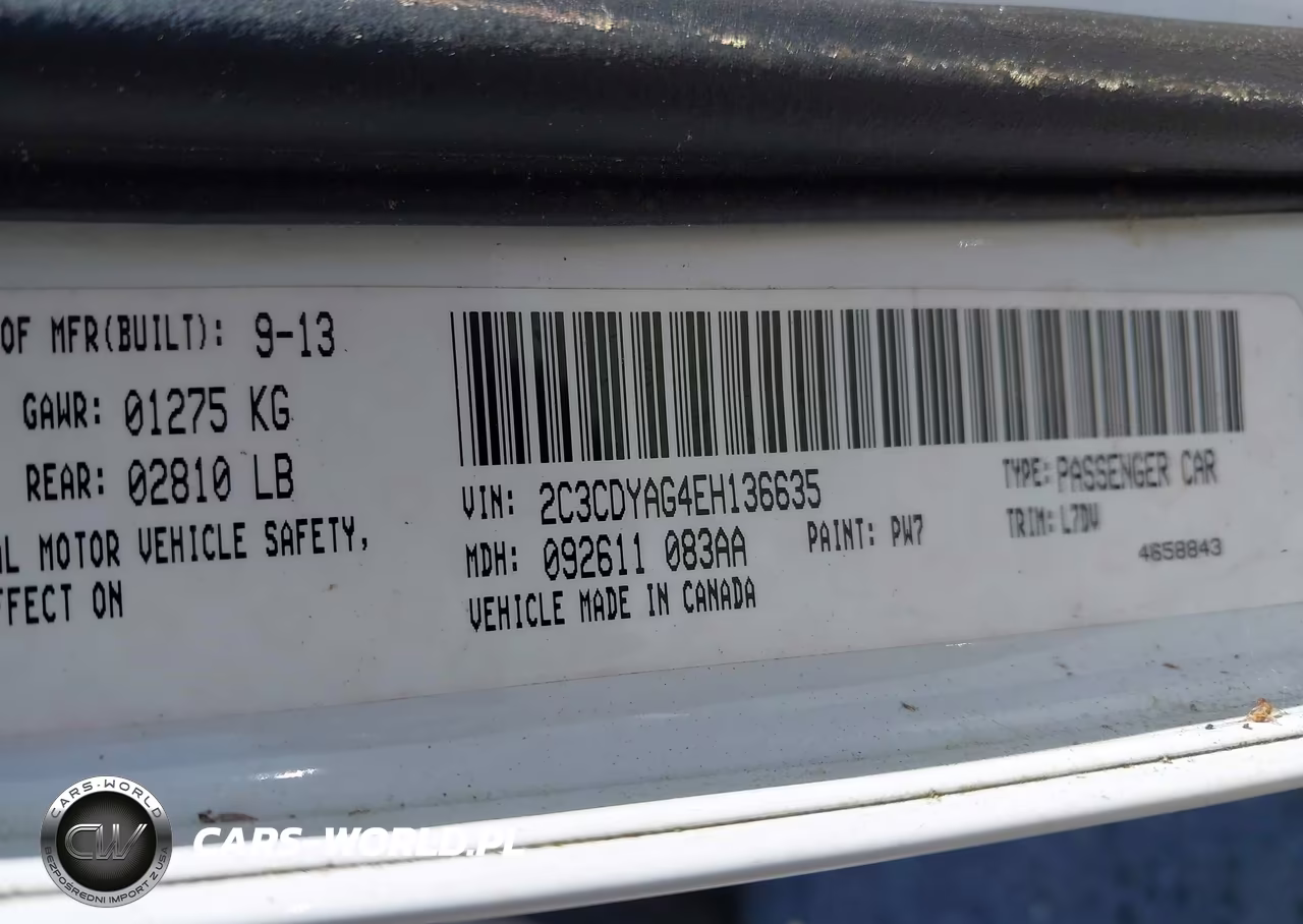 2014 Dodge Challenger Sxt VIN:2C3CDYAG4EH136635 - 9