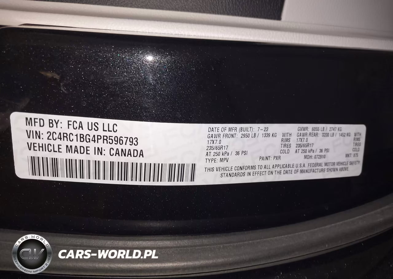 2023 Chrysler Pacifica Touring L VIN:2C4RC1BG4PR596793 - 9