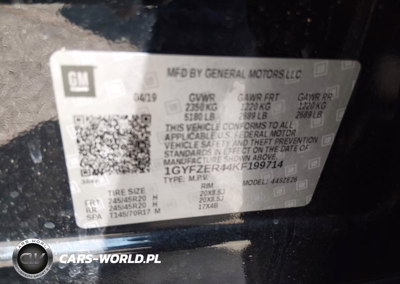 2019 Cadillac Xt4 Sport VIN:1GYFZER44KF199714 - 9