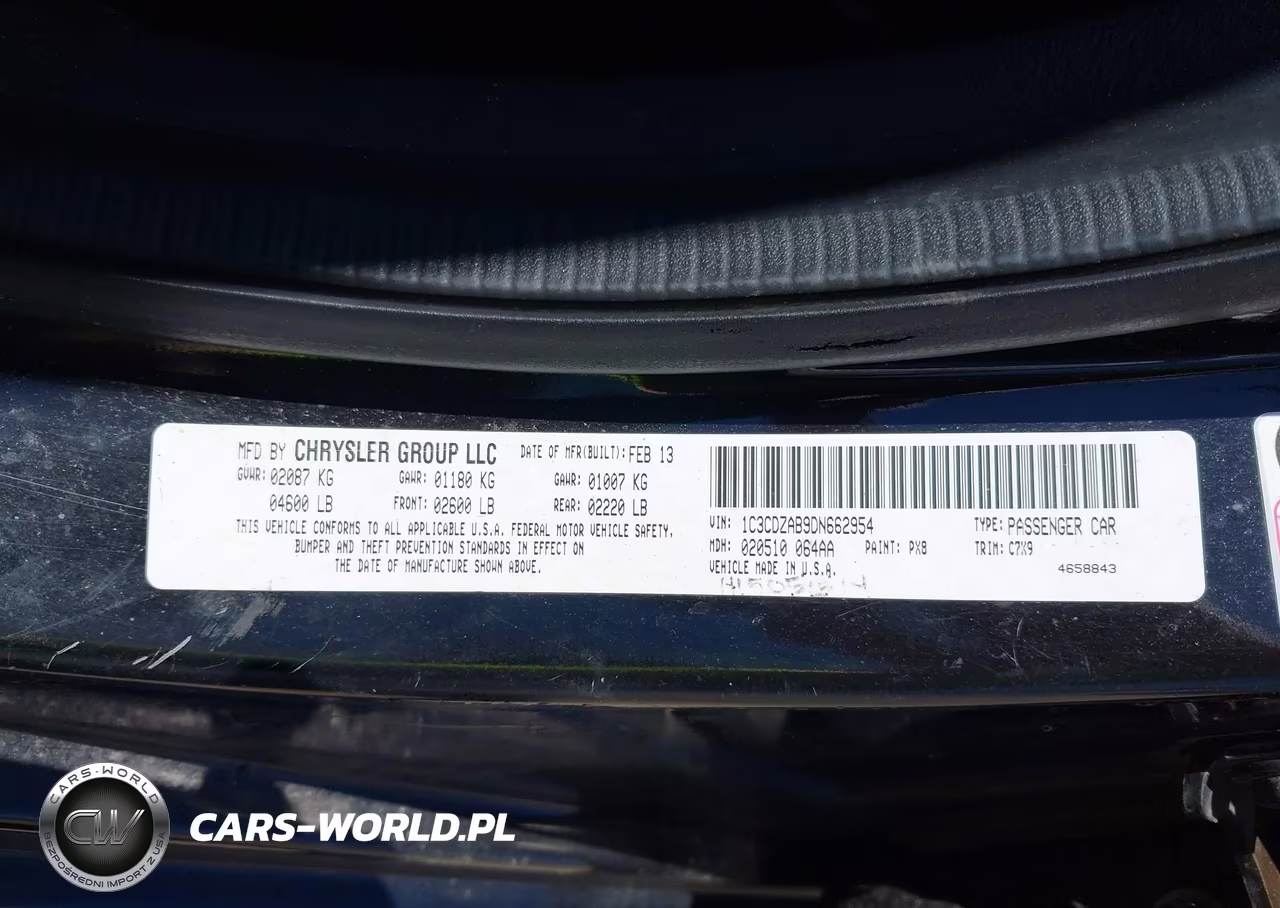 2013 Dodge Avenger Se VIN:1C3CDZAB9DN662954 - 9