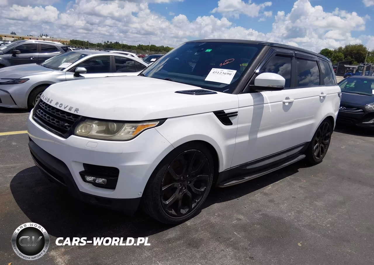 2015 Land Rover Range Rover Sport 3.0L V6 Supercharged Hse VIN:SALWR2VF8FA505742 - 2