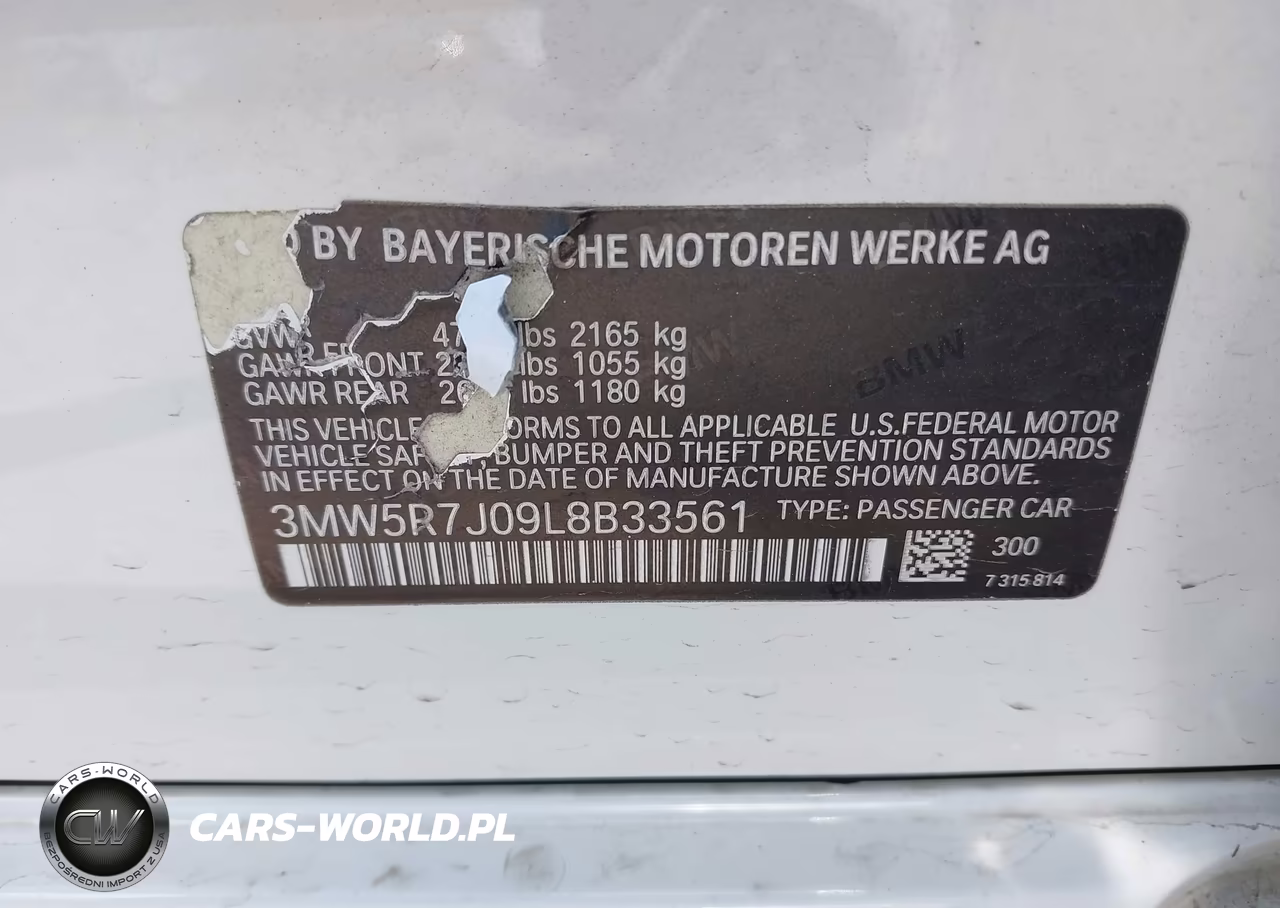 2020 BMW 330I xDrive VIN:3MW5R7J09L8B33561 - 9