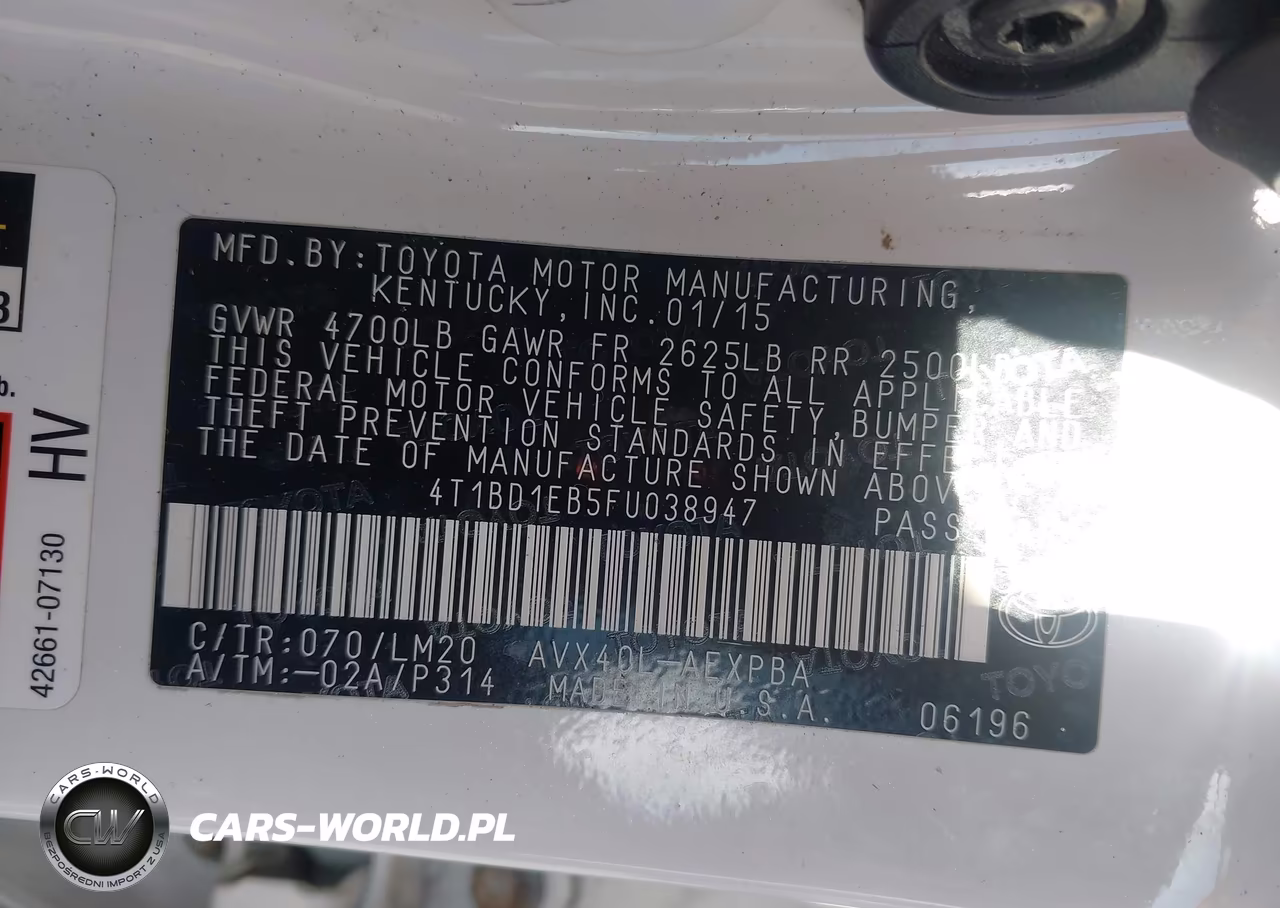 2015 Toyota Avalon Hybrid Limited VIN:4T1BD1EB5FU038947 - 9