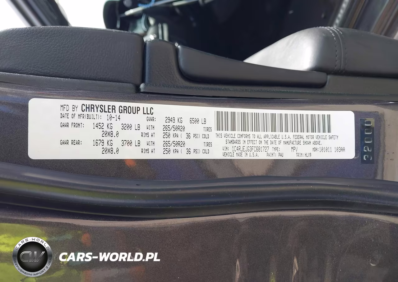 2015 Jeep Grand Cherokee Summit VIN:1C4RJEJG3FC681727 - 9