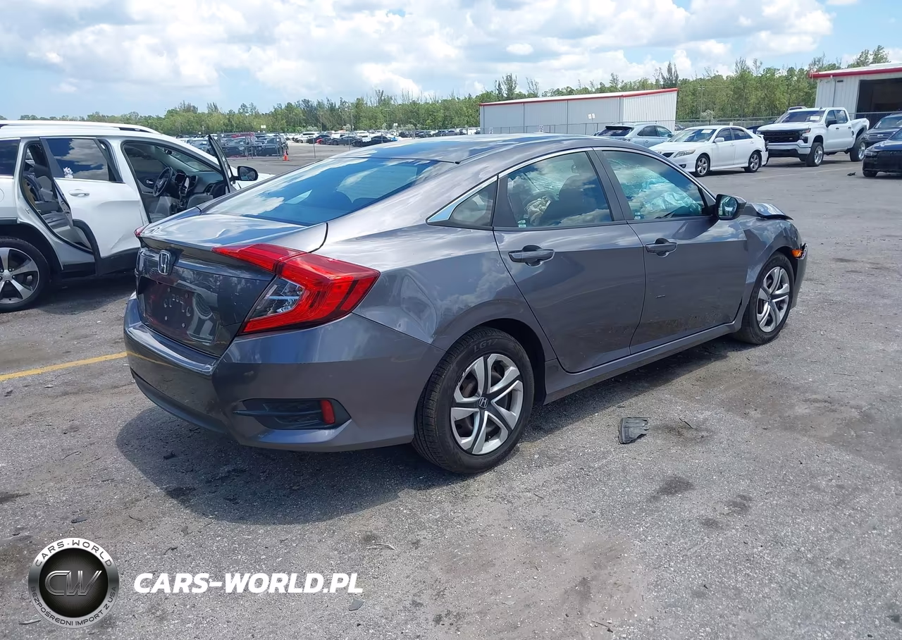 2017 Honda Civic Lx VIN:19XFC2F55HE041906 - 4