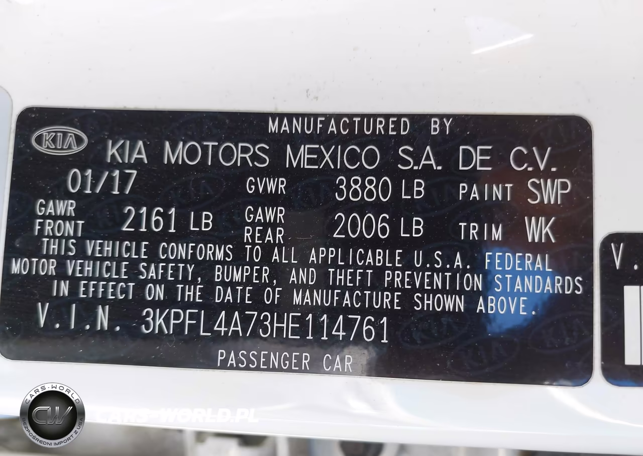 2017 Kia Forte Lx VIN:3KPFL4A73HE114761 - 9