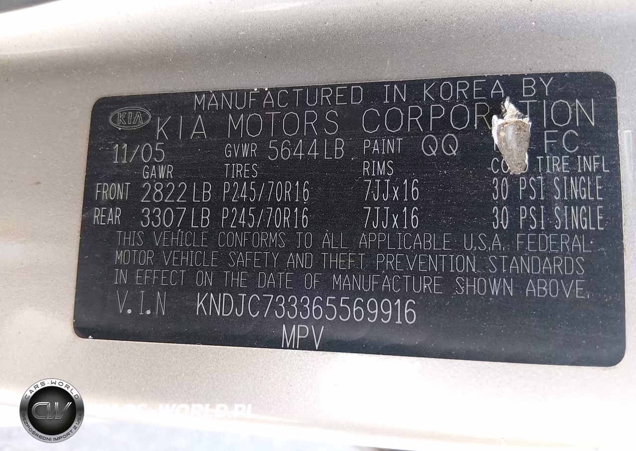 2006 Kia Sorento Ex-Lx VIN:KNDJC733365569916 - 9