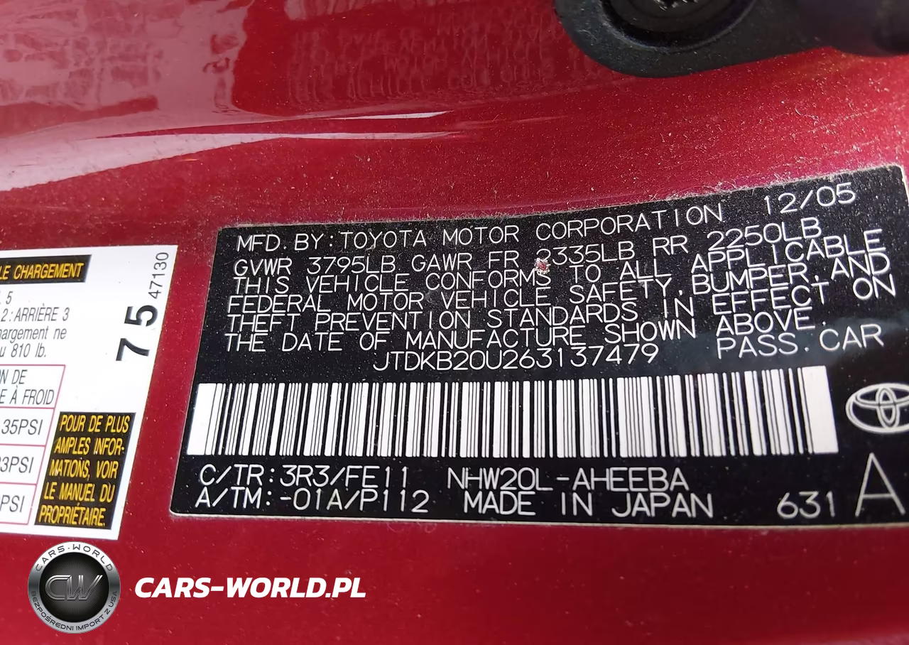 2006 Toyota Prius VIN:JTDKB20U263137479 - 9