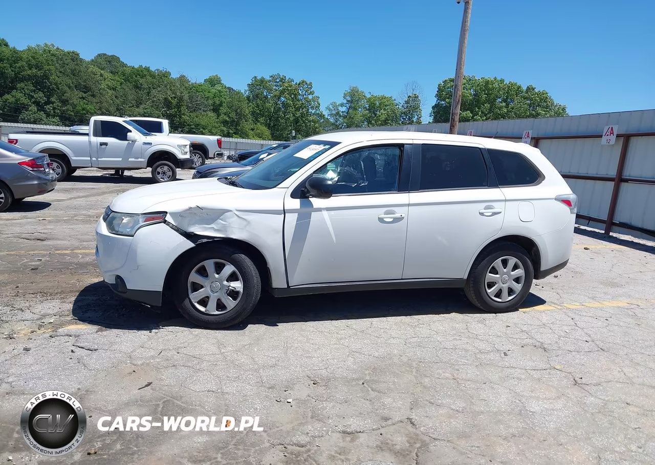 2014 Mitsubishi Outlander Es VIN:JA4AD2A38EZ007014 - 14