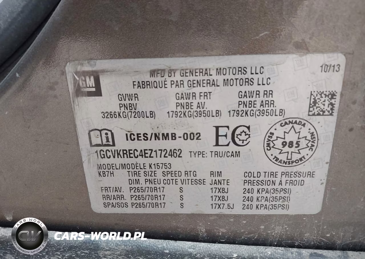 2014 Chevrolet Silverado 1500 2Lt-Lt VIN:1GCVKREC4EZ172462 - 9