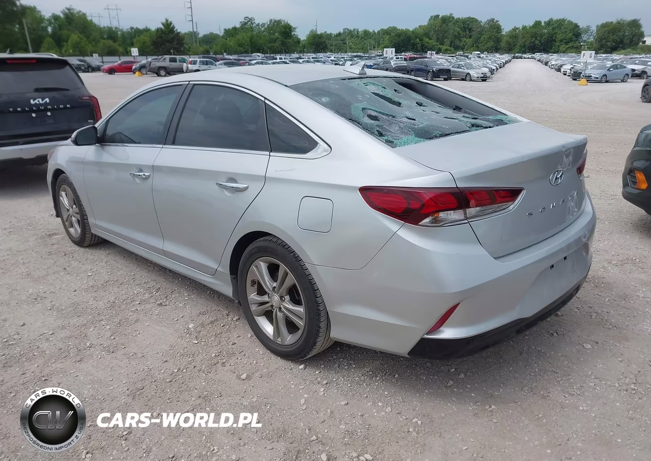 2019 Hyundai Sonata Sel VIN:5NPE34AF5KH821754 - 3