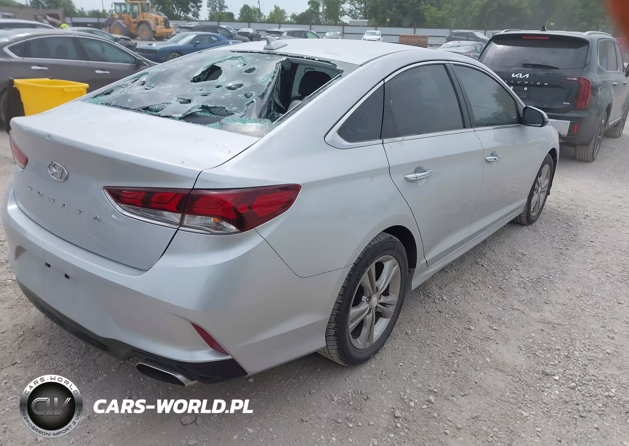 2019 Hyundai Sonata Sel VIN:5NPE34AF5KH821754 - 4