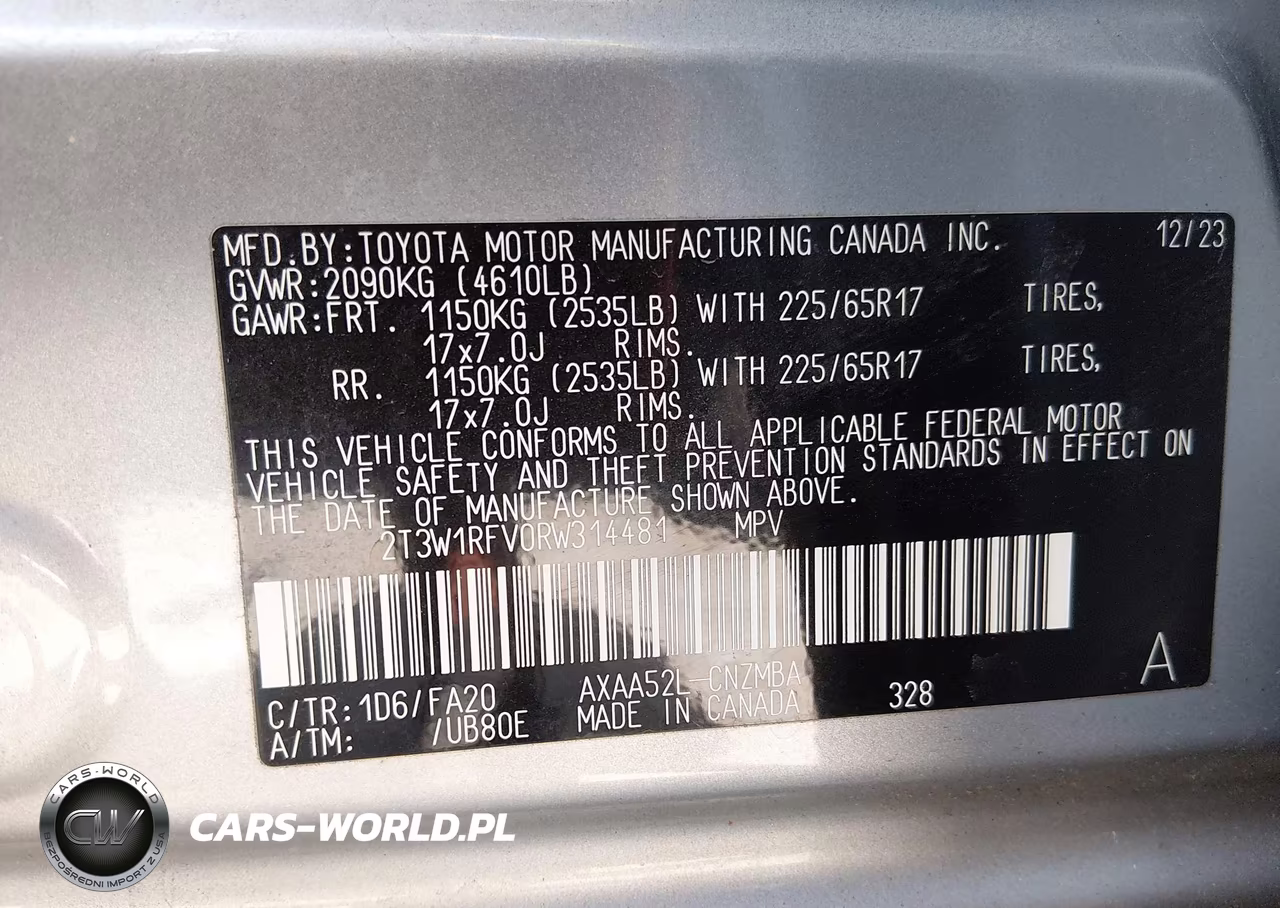 2024 Toyota Rav4 Xle VIN:2T3W1RFV0RW314481 - 9