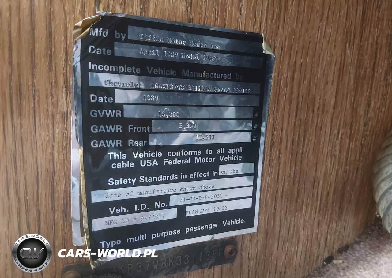 1989 Chevrolet P30 VIN:1GBKP37W8K3311388 - 9